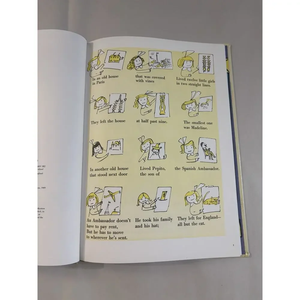 Madeline in London Ludwig Bemelmans Viking Hardcover 1989 Vintage